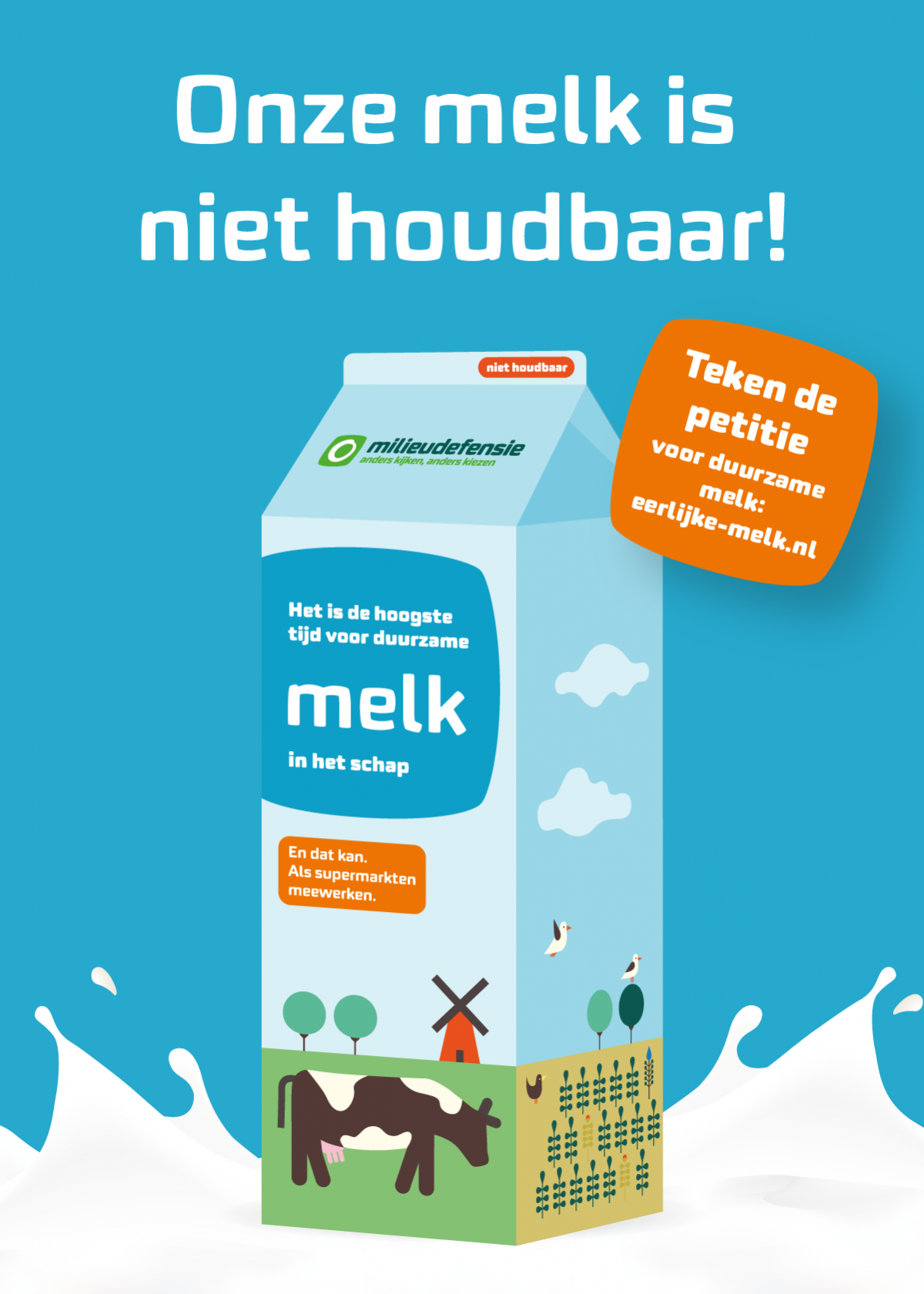 Campagne Voor Duurzame Melk Voor Milieudefensie GraphicAlert